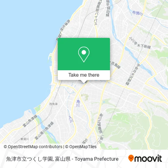 魚津市立つくし学園 map