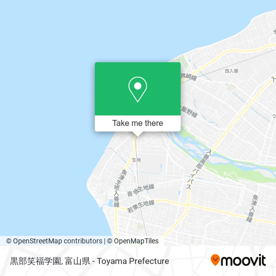 黒部笑福学園 map
