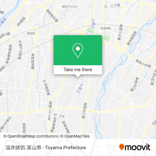温井踏切 map