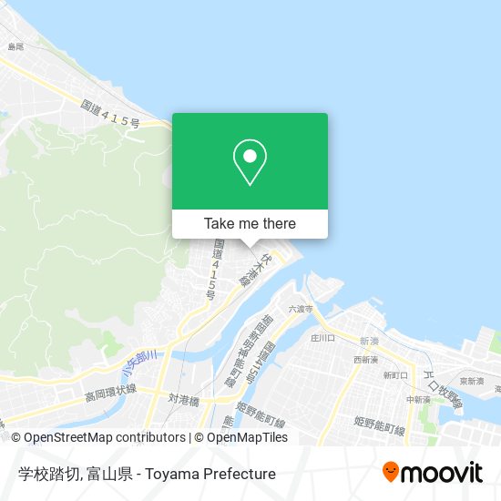 学校踏切 map