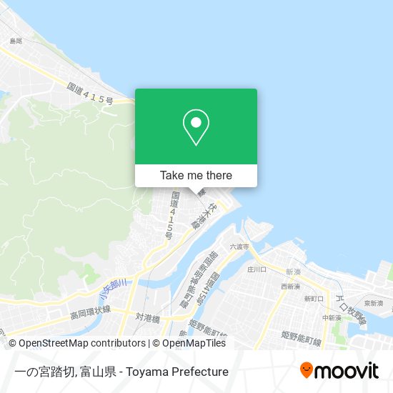 一の宮踏切 map