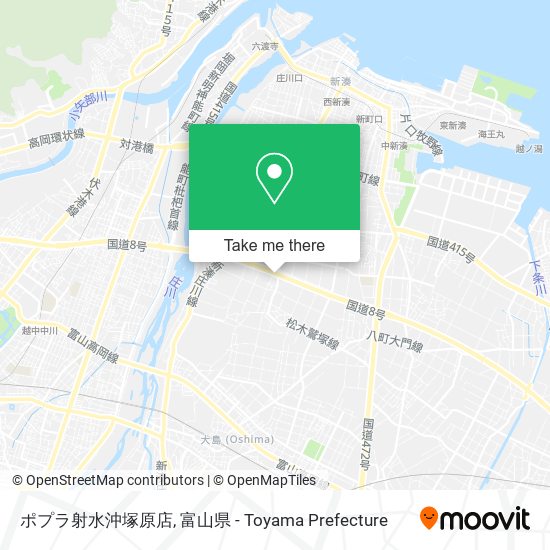 ポプラ射水沖塚原店 map