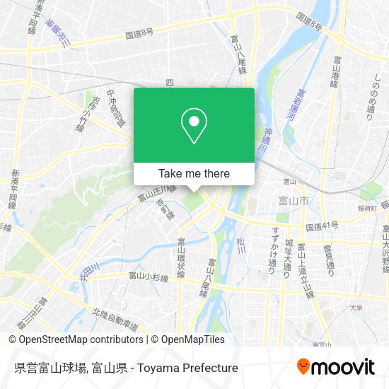 県営富山球場 map