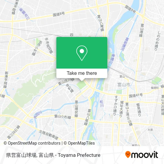 県営富山球場 map