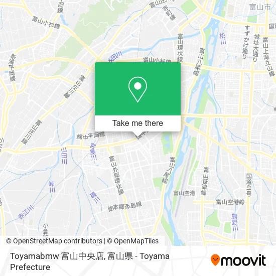 Toyamabmw 富山中央店 map