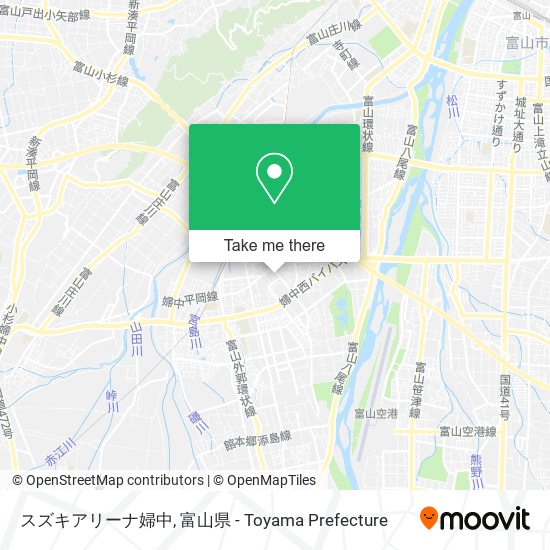 スズキアリーナ婦中 map