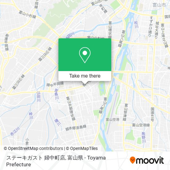 ステーキガスト 婦中町店 map