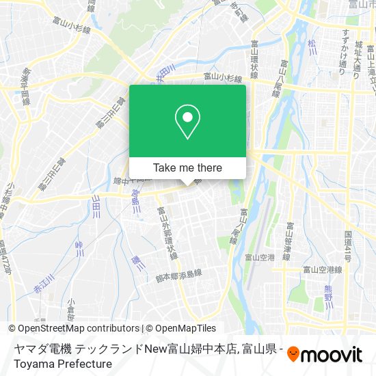 ヤマダ電機 テックランドNew富山婦中本店 map