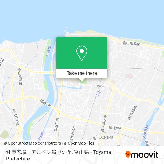 健康広場・アルペン滑りの丘 map