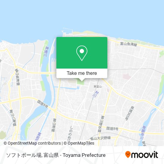 ソフトボール場 map