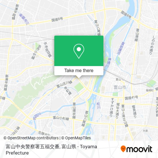 富山中央警察署五福交番 map