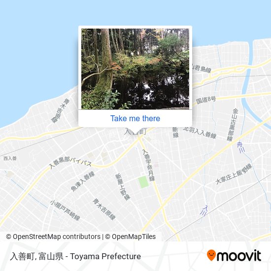 入善町 map