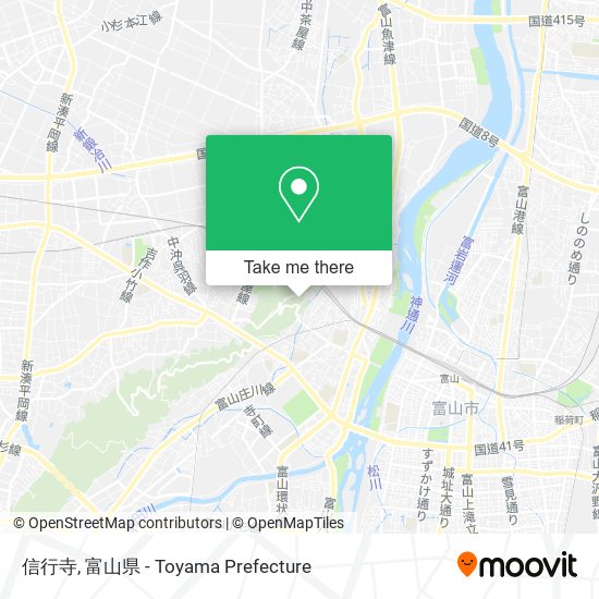 信行寺 map