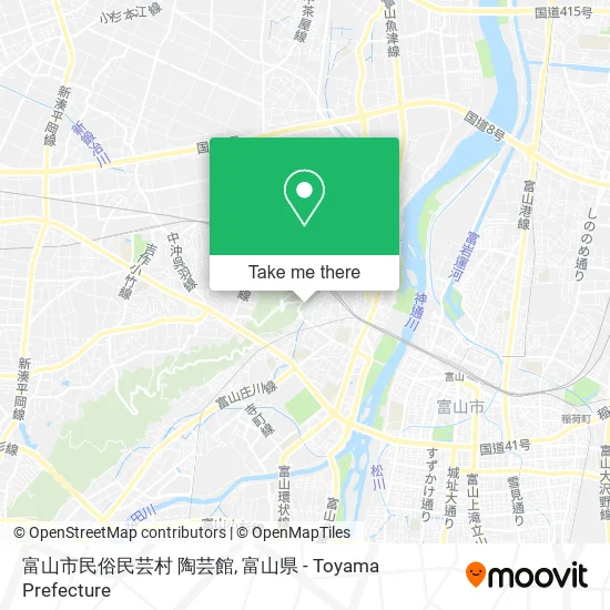 富山市民俗民芸村 陶芸館 map