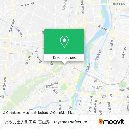 とやま土人形工房 map