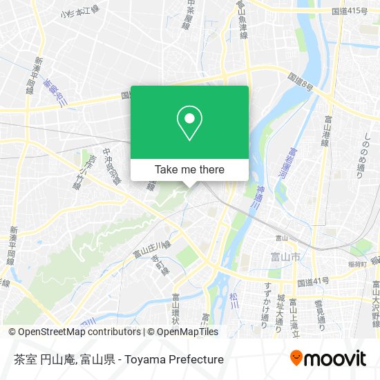 茶室 円山庵 map