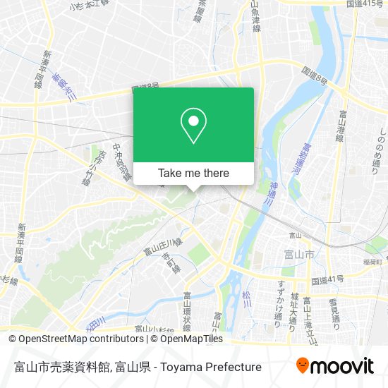 富山市売薬資料館 map
