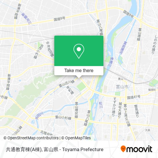 共通教育棟(A棟) map