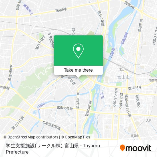 学生支援施設(サークル棟) map