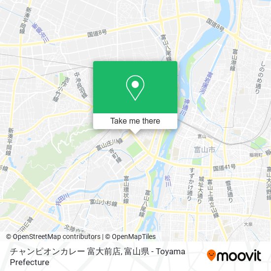 チャンピオンカレー 富大前店 map