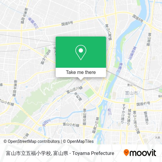 富山市立五福小学校 map
