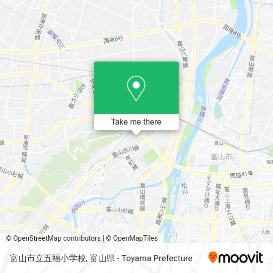 富山市立五福小学校 map