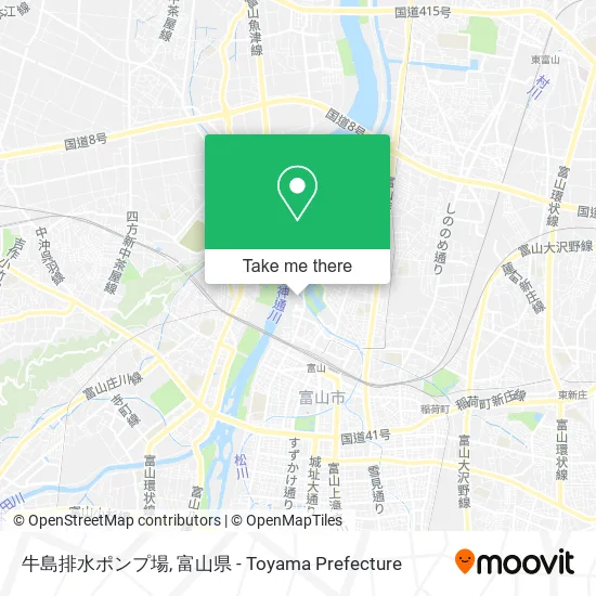 牛島排水ポンプ場 map
