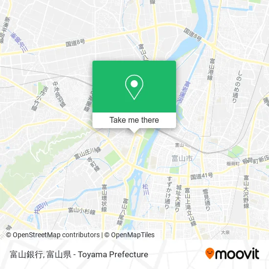 富山銀行 map