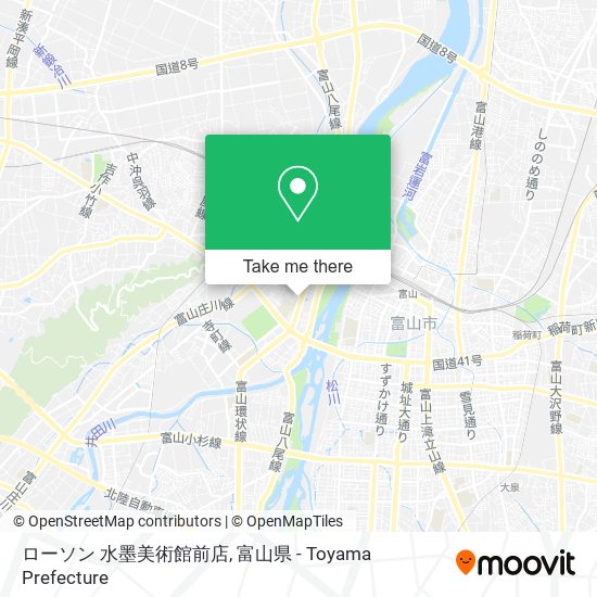 ローソン 水墨美術館前店 map