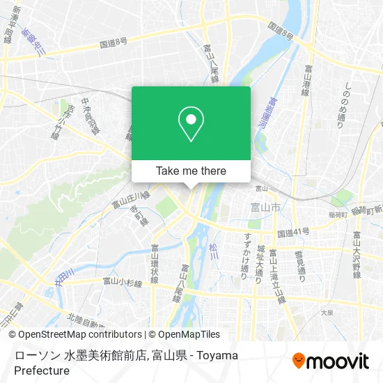 ローソン 水墨美術館前店 map