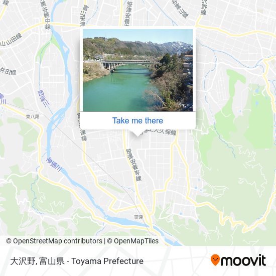 大沢野 map