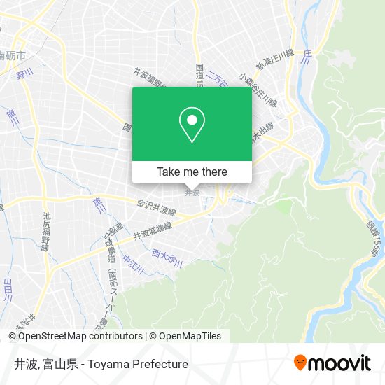 井波 map