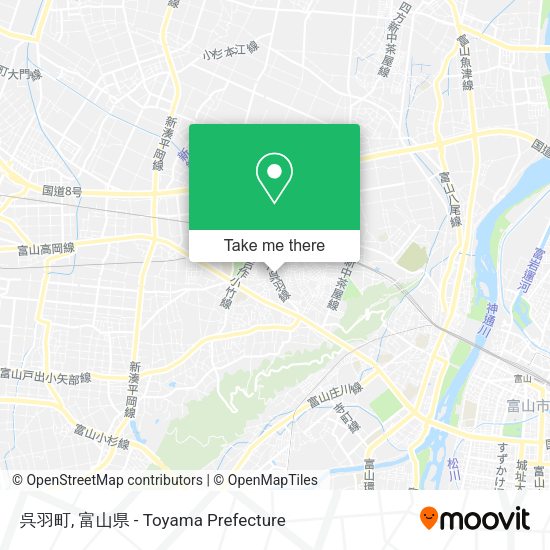 呉羽町 map