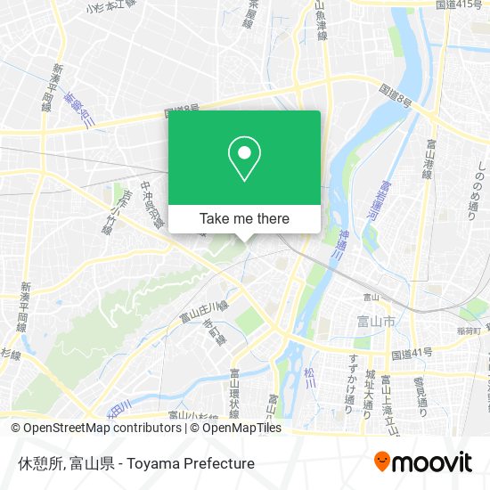 休憩所 map