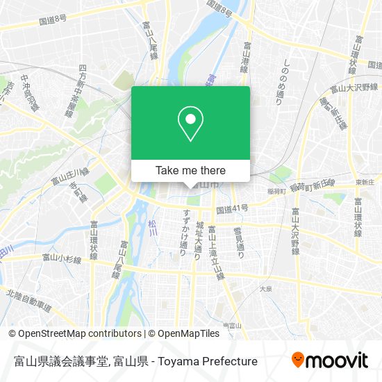 富山県議会議事堂 map
