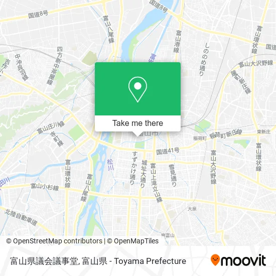 富山県議会議事堂 map