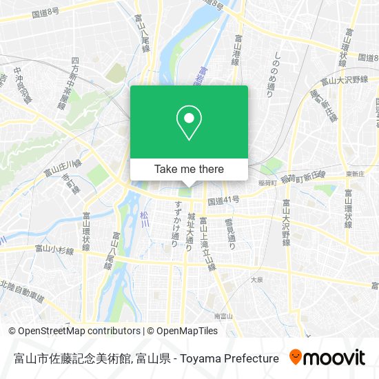 富山市佐藤記念美術館 map