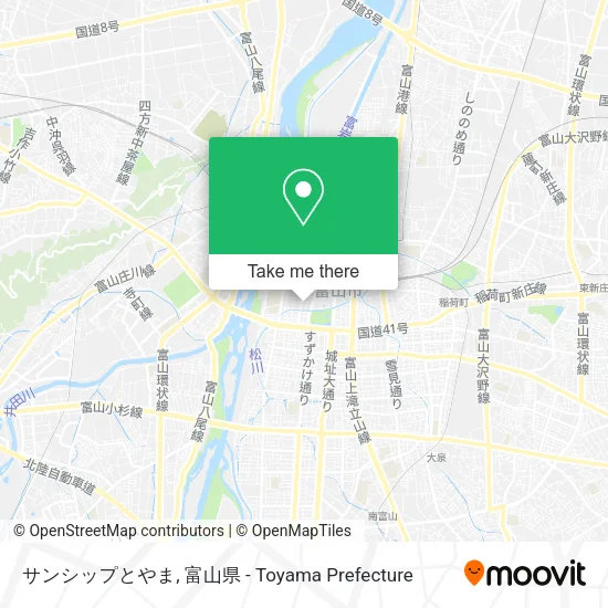 サンシップとやま map