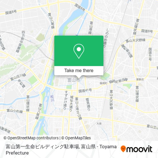 富山第一生命ビルディング駐車場 map