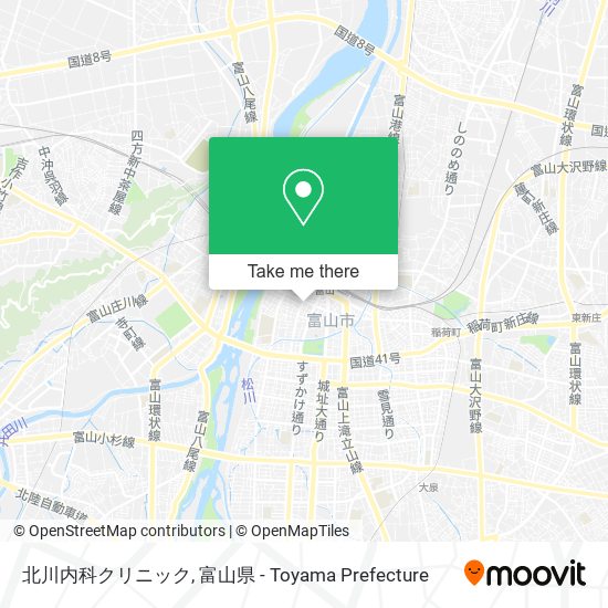 北川内科クリニック map