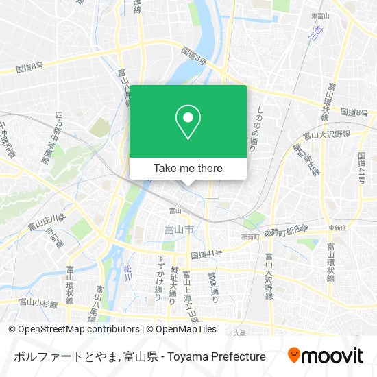 ボルファートとやま map