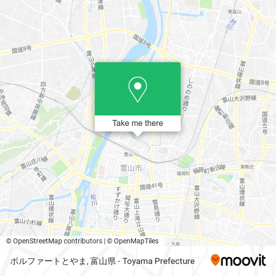 ボルファートとやま map