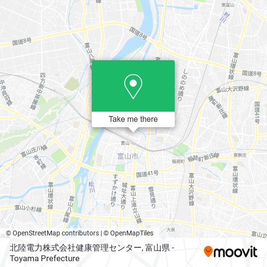 北陸電力株式会社健康管理センター map