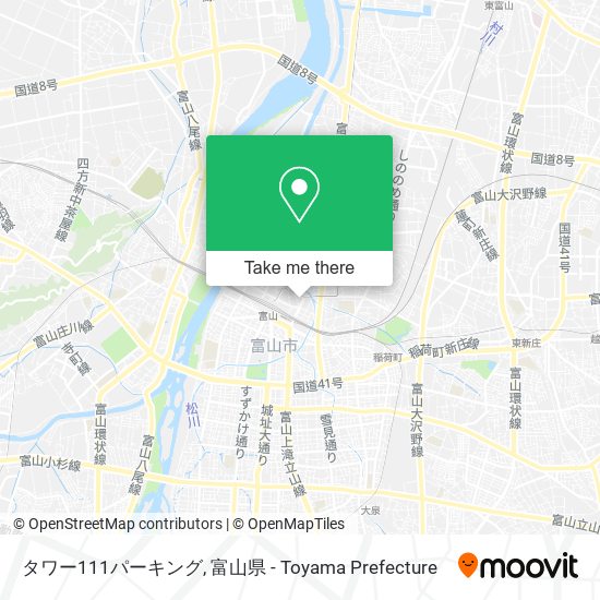 タワー111パーキング map