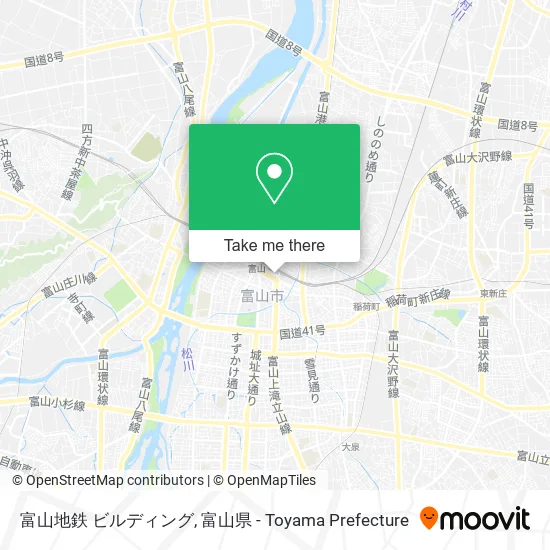 富山地鉄 ビルディング map