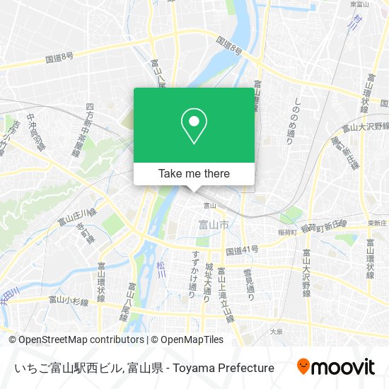 いちご富山駅西ビル map