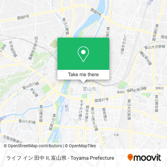 ライフ イン 田中 II map