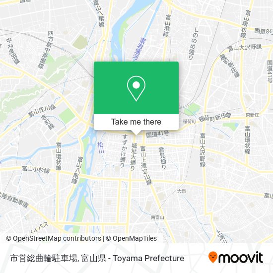 市営総曲輪駐車場 map