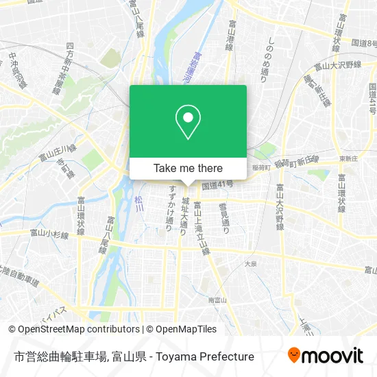 市営総曲輪駐車場 map