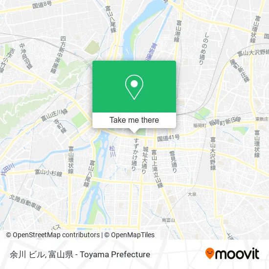 余川 ビル map